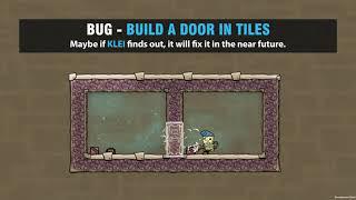 Bug - Build a Door In Tiles - Oxygen Not Included