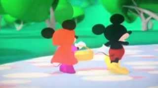 Mickey and Minnie Walking