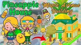 Aesthetic Maple Avenue Building Build Pineapple House Toca Boca House Ideas  Toca Life World