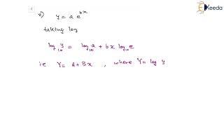 Fitting Exponential Curve   Concept and Formula