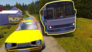 RALLY BUS - ALL TWO STAGES - My Summer Car Story #123 | Radex