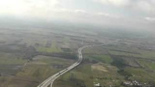 Take off from Budapest Ferihegy Airport