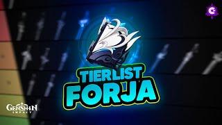 TIER LIST de ARMAS de la FORJA (FONTAINE incluidas) - Genshin Impact