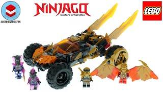 LEGO Ninjago 71769 Cole’s Dragon Cruiser Speed Build