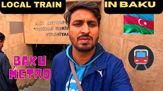 Local Train in Baku|Metro in Baku| How Baku’s Metro Looks Like| Local Transport in Azerbaijan( Baku)