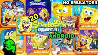 20 SpongeBob Games for Android │Play Without Emulator