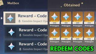 REDEEM CODES!! More Primogems, Unique Food & Materials For Players, Redeem Fast - Genshin Impact