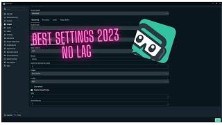 How To Optimize/ Get the best settings on Streamlabs 2023/ NO LAG