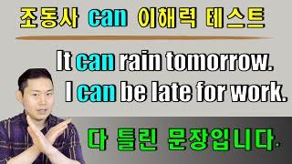 #11-5) 당신의 CAN 이해력 점수는? / 나도 모르게 매일 틀리고 있는 조동사 CAN의 사용설명서