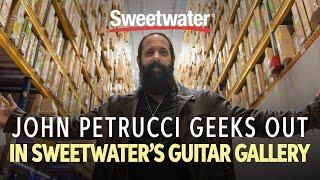 John Petrucci Geeks Out In Sweetwater's Guitar Gallery 