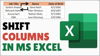 How to Move Columns in Excel