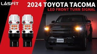 2024 Toyota Tacoma LED Front Turn Signal Light Install & Review | Lasfit LED Bulb