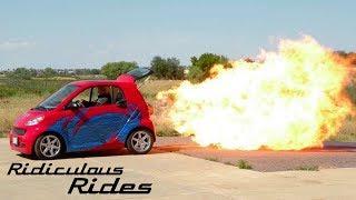 World’s First Jet-Powered Smart Car | RIDICULOUS RIDES