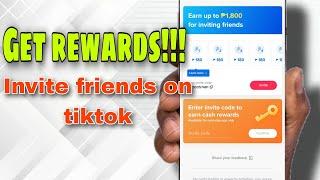 HOW TO INVITE FRIENDS ON TIKTOK | GET REWARDS FOR NEW INVITED TIKTOK USERS