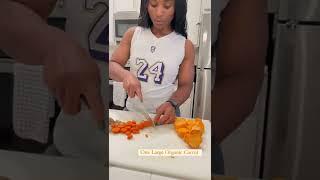 Sweet Potato, Carrot, & Turmeric Juice with the Nama  J2 Juicer