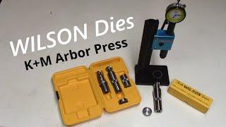 Neck Tension with Wilson Dies and K+M Arbor Press with Force Pack