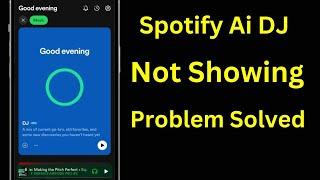 Ai DJ Spotify not showing up | Dj Ai not showing up on Spotify