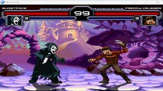 Ghostface vs Freddy Krueger CRAZY HORROR VILLAINS FIGHT Mugen Epic Battle Tribute