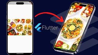 How to add an image on a full screen flutter app | Assets image