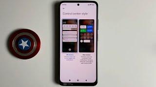 How to change the control center style on Xiaomi Redmi Note 11 Android 11