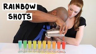 How to make Rainbow Shots! - Tipsy Bartender