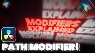 Path Modifier in Fusion Explained | Davinci Resolve | Fusion Studios.