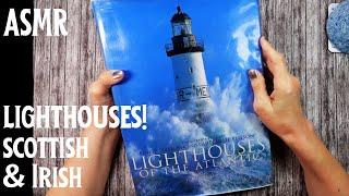 ASMR | Lighthouses! Gorgeous Library Book - Whispered Reading at Coffee Time!