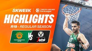 THE DUSKO EFFECT IN OAKA  ? - Panathinaikos vs Virtus Bologne - Highlights EuroLeague R19