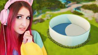 Trying to Build a Circle House in Sims 4