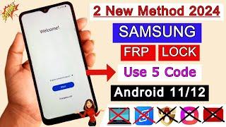 Samsung A02s/A03s/A10s/A20s/A21s/A30s Frp Bypass Android 11/12 | Without PC Google Account Bypass