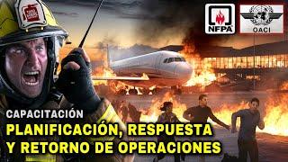 Gestión de operaciones de emergencia en aeródromos ️ #aeronautica #aeropuerto #bomberos