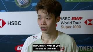 NG TZE YONG on his SHOCK win over Viktor Axelsen!