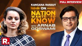 Kangana Ranaut With Arnab Goswami On Nation Wants To Know