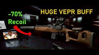 EFT - New Vepr Hunter Recoil buff | INSANE NEW RECOIL!