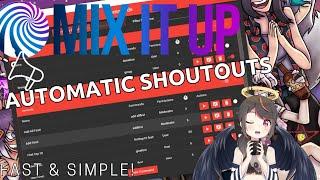 MixItUp Tutorial: Automatic Shoutouts for your Friends!