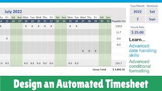 How to Create an Automated Timesheet