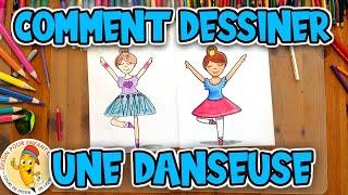 Comment dessiner une FILLE QUI DANSE facilement | Dessin Pour Enfant