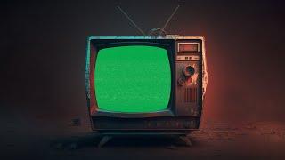 Old Retro TV Green Screen | 4K | Vintage | Global Kreators