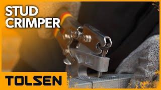 How to Use TOLSEN Stud Crimper like a Pro