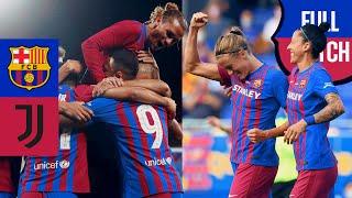 BARÇA AND BARÇA FEMENÍ FACE JUVENTUS IN THE 2021 TROFEU JOAN GAMPER | FULL MATCHES | FC Barcelona