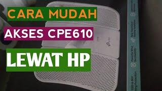 CARA REMOTE TPLINK CPE610 PAKE HP