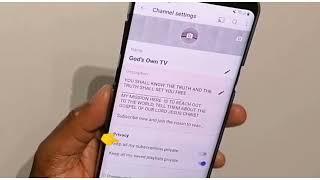 How to Hide Channel Subscriptions on Mobile 