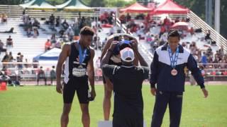 Stan State - Men's 200m Awards - Gladney (Gold) Johnson (Silver) - 2017 CCAA Championships - 5/6/17