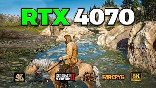 GeForce RTX 4070: Test, Performance & Benchmark In 4K and 8K + NVIDIA DLSS 3 Gameplay (Ray Tracing)