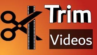 How to Trim or Cut videos without re-encoding 2019