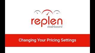 Replen Dashboard How to Change Your Pricing and Profitability Settings