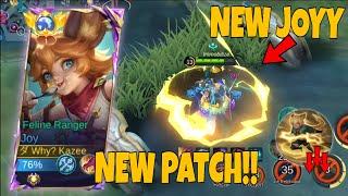 FIRST MATCH IN THE LATEST PATCH!! NO IMMUNE TO CROWD CONTROL?!! || GAMEPLAY JOY - MLBB