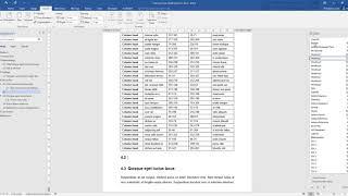 Dealing with large tables in Word