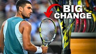 Why Alcaraz CHANGED His Racquet Setup for 2025