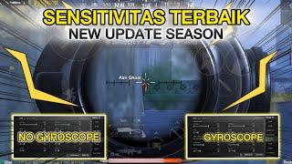 UPDATE 3.4 ‼️ SENSITIVITAS PUBG MOBILE TERBAIK 2024 | GYROSCOPE & NO GYROSCOPE